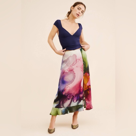 Anthropologie Bl-nk Tie-Dye Maxi Skirt Women’s M - Picture 3 of 13